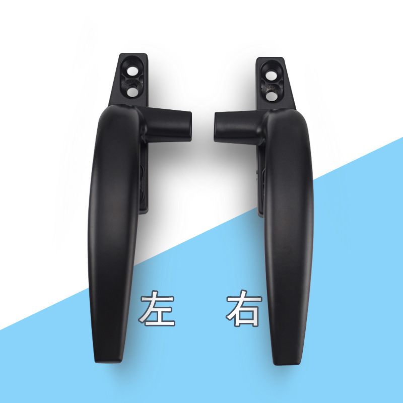 38 type casement window handle, aluminum alloy outward-opening window handle, 50 type sliding window handle, hanging window seven-character handle accessory details Picture