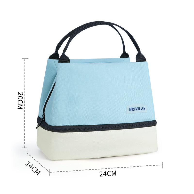 保温袋/帆布午餐袋/保温箱户外/蛋糕保温袋/保温袋外卖白底实物图