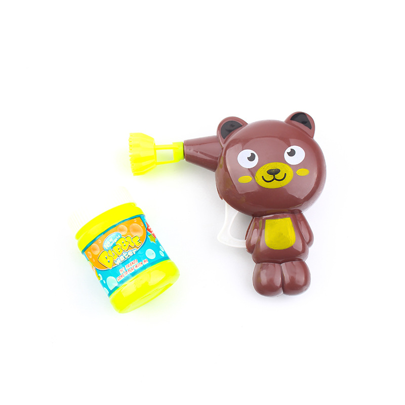 Bubble Blowing Machine Outdoor Manual Inertia Children's Cartoon Bubble Gun Machine Play Bubble Water Kindergarten Small Gift Foreign Trade Item Picture
