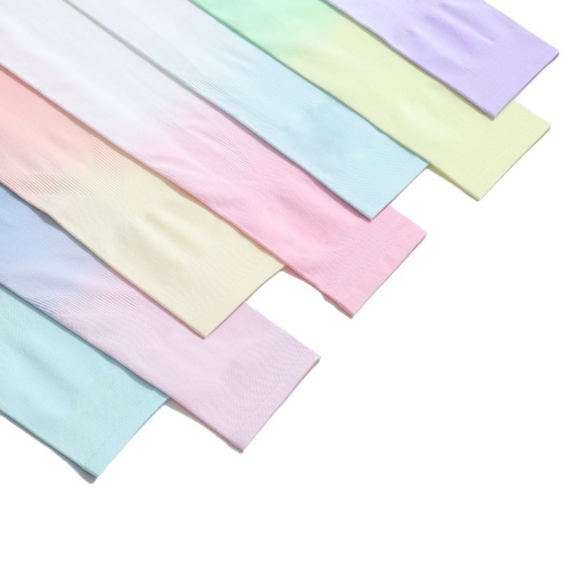 Ice sleeve sun protection sleeve sleeves for women, summer UV protection ice silk sleeve sleeves for men and women, arm protectors, hand sleeves with gradient color, wholesale Item Picture