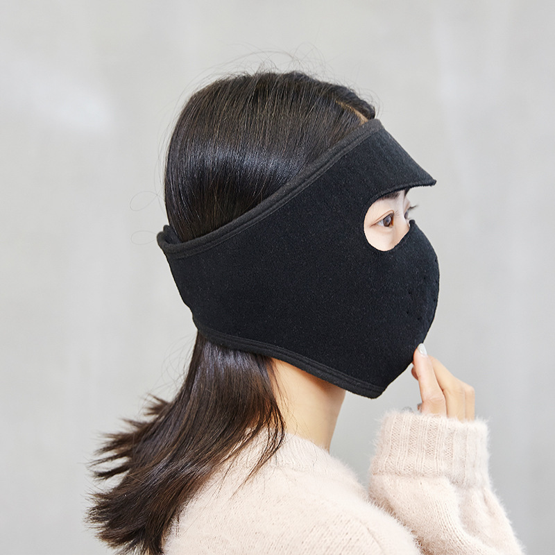 2022秋冬季男女通用口罩三合一全包蒙面口罩骑行保暖防尘口罩详情图4