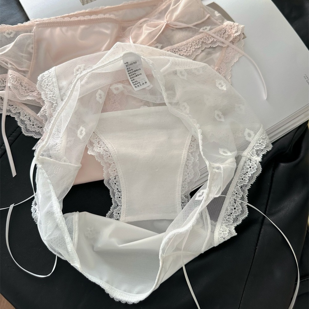 女士三角裤实物图