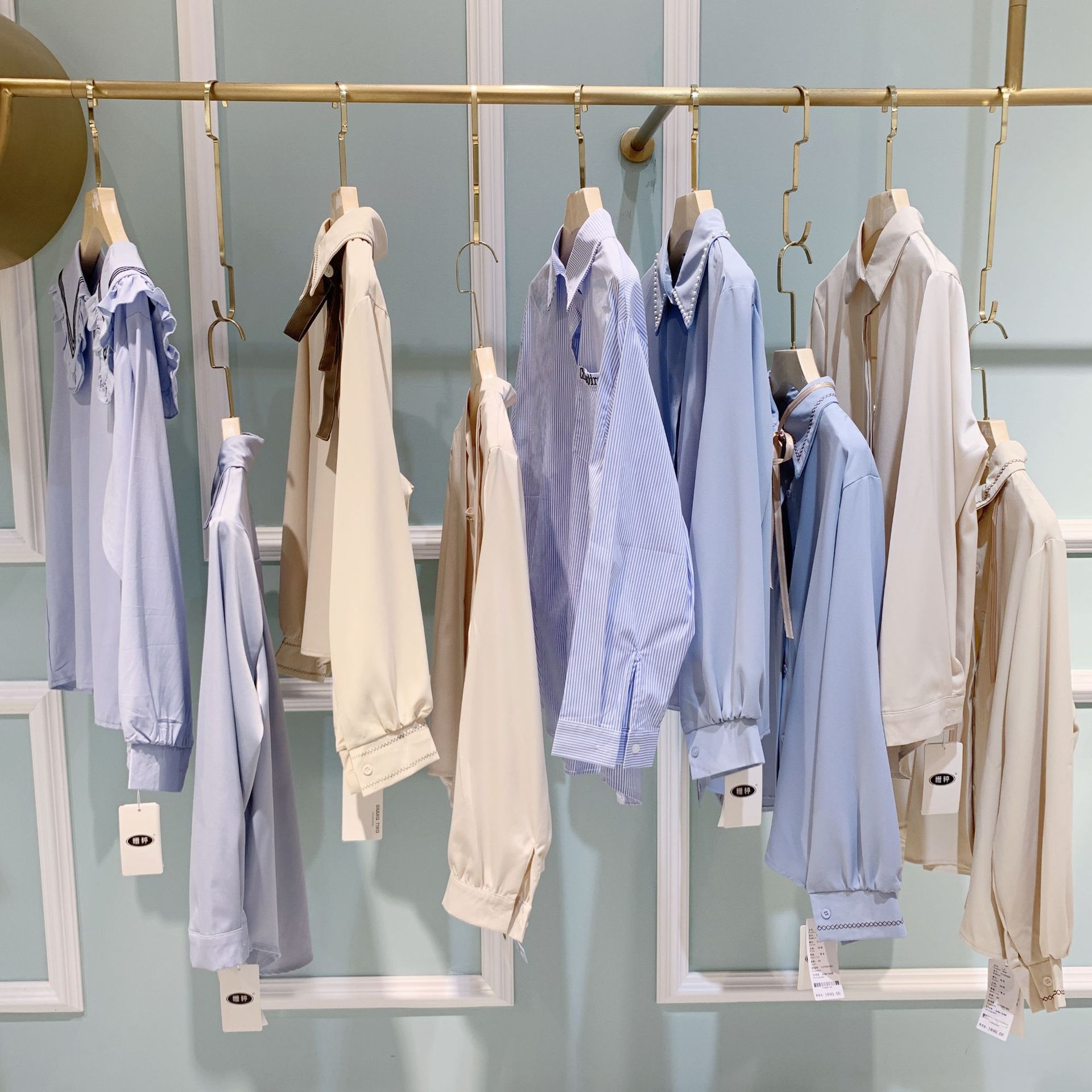 【 Shanting 】 Genuine shirts for Spring/Summer 2022 have been removed from the counter. The supply is from Douyin Live Streaming trendy women's clothing wholesale market details Picture