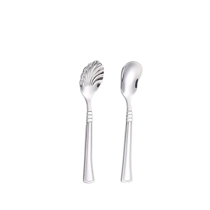 304 stainless steel spoons, ice cream spoons, creative dessert ice cream spoons, watermelon spoons, wholesale household tableware, tea spoons Item Picture