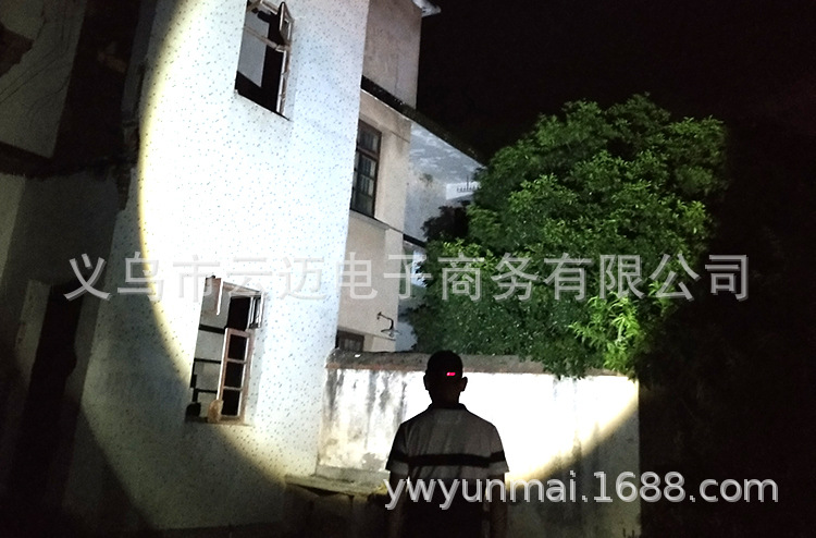 The new cross-border XHP70 telescopic zoom headlamp, USB charging, battery level display, large lens XHP70 strong headlamp pic 19
