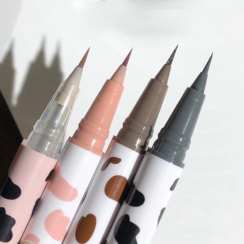 Rozo Liquid Eyeliner Pen Sleeper Silkworm Outline 04 Ultra-Fine White Eyeliner Gel Pen Lasting Waterproof And Non-Smudging Under The Pen Application Scenario