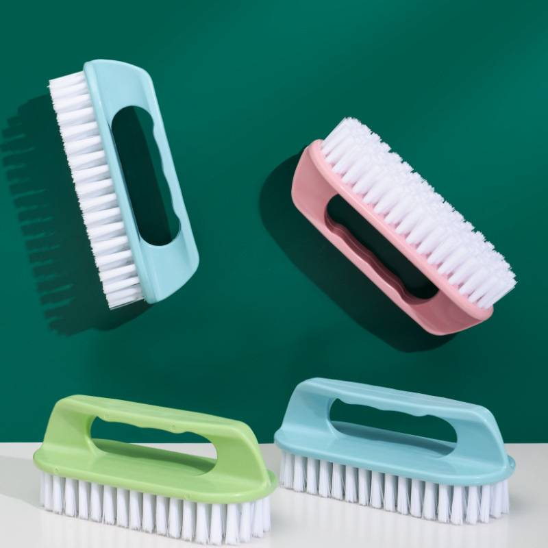 Household Plastic Laundry Brush Cleaning Brush Hard Hair Multi-Functional Washbasin Brush Washing Shoes Brush Clothes Household Cleaning Board Brush details Picture