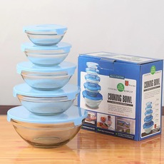Five-piece set of household fresh-keeping bowls details Picture