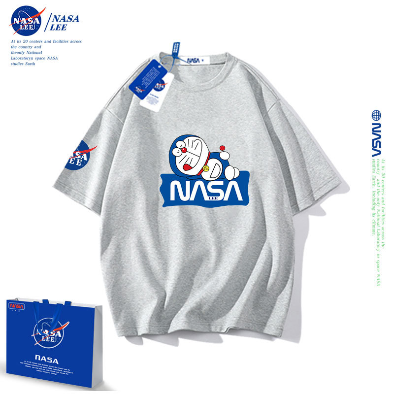 NASA儿童短袖夏2022新款炸街衣服棉t恤短袖洋气中大童儿童t恤批发详情图4