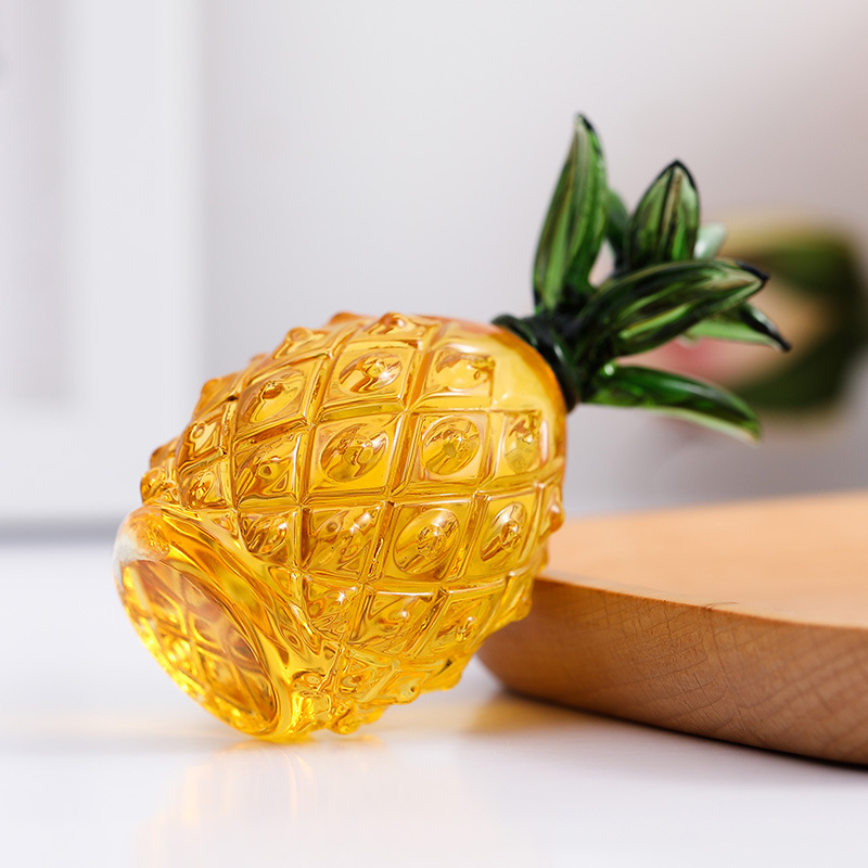 Topaz Pineapple Decoration Summer Romantic Tv Cabinet Porch Living Room Study Wedding Gift Arts And Crafts Wholesale Xiangyu Crystal Specification drawing