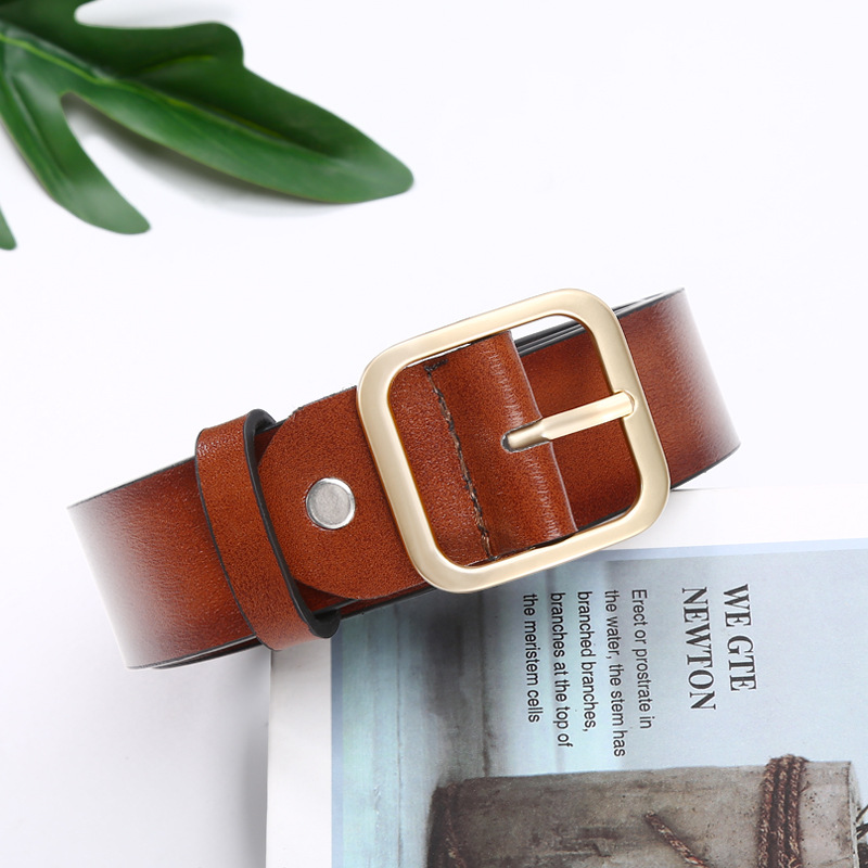 Black Tpu Small Belt For Ladies Ins Style Denim Waistband With Fine Waistband Decoration Retro Women Fashion Wholesale details Picture