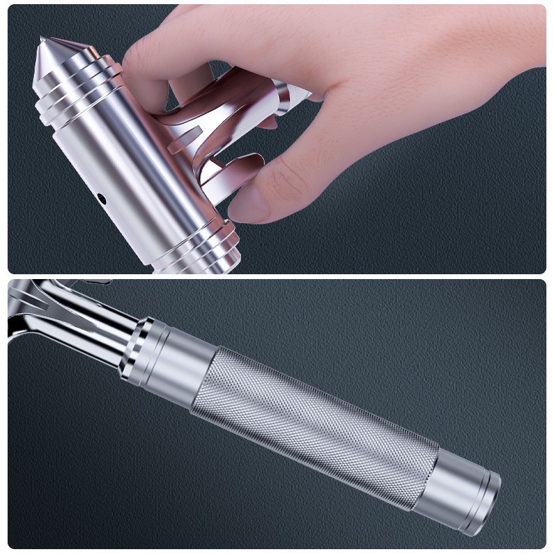 Window breaker Metal hammer Car glass safety hammer Fire emergency tool Escape lifeline hammer Window breaker hammer Application Scenario