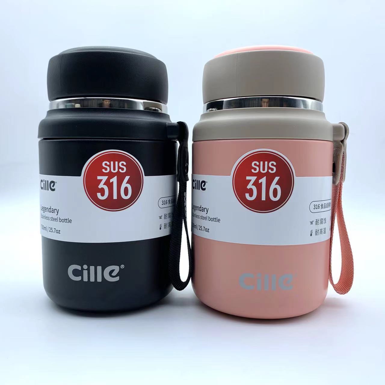 Helle Thermos Cup Large Capacity Net Red Water Cup Men And Women 316 Stainless Steel High Appearance Level Kettle With Filter And Heat Preservation Kettle Item Picture