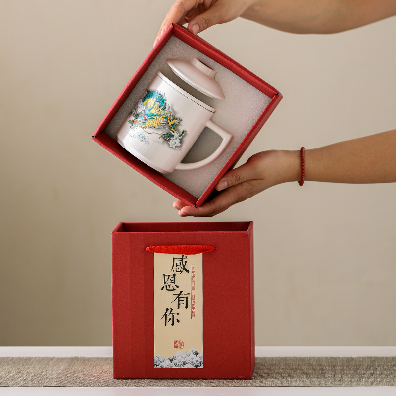 Business gift office cup set with logo printing, practical and high-end. Company and enterprise events, as a gift for clients and employees Specification image