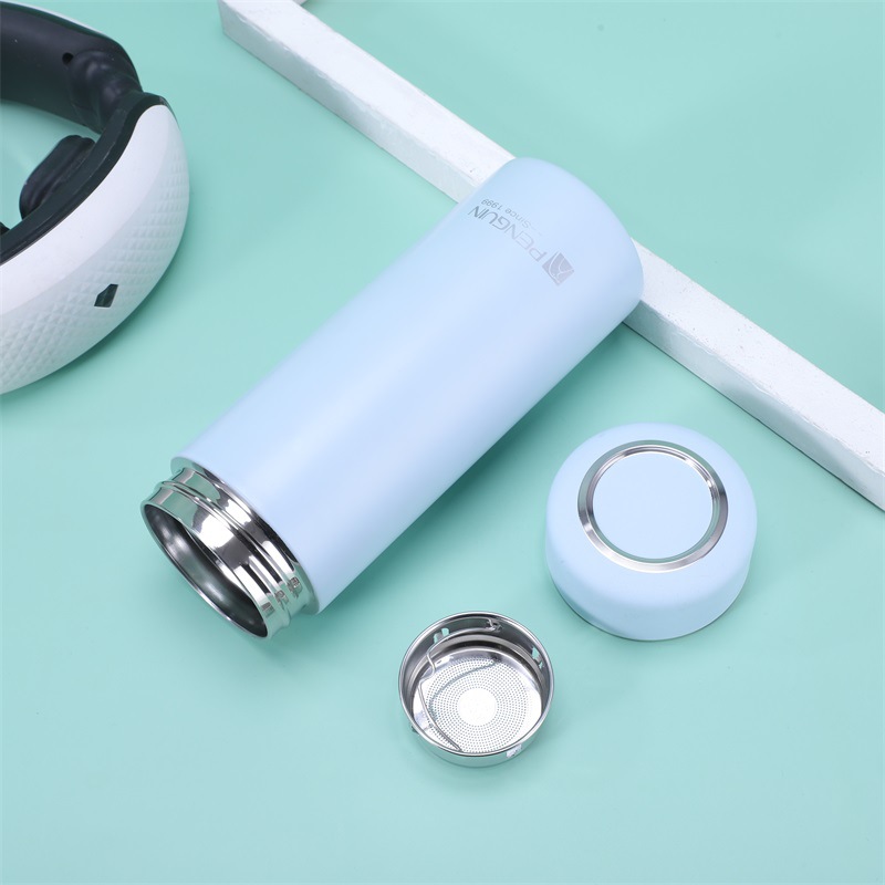 High Appearance Level Outdoor Portable Thermos Cup 304 Stainless Steel Vacuum Cup Business Office Straight Cup Car Cup Application Scenario