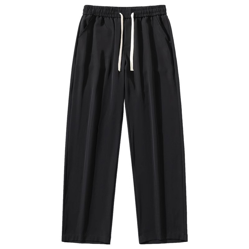Casual pants, men's summer thin ice silk straight-leg pants, men's quick-drying pants, men's trendy sportswear pants, men's long pants Application Scenario