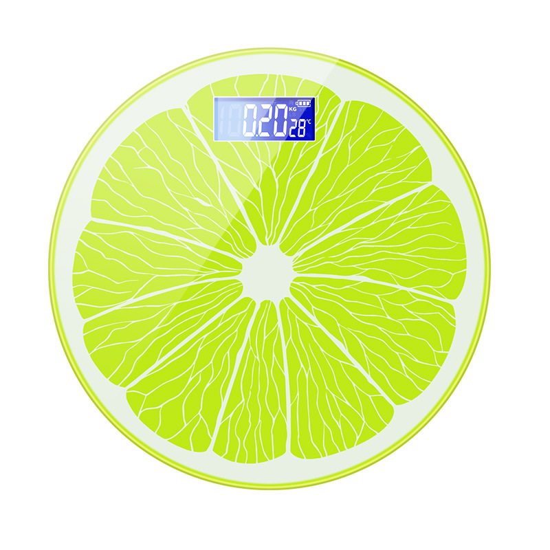 Comai electronic scale 28 lemon scale Human body weight scale can print logo human body weight electronic scale Item Picture