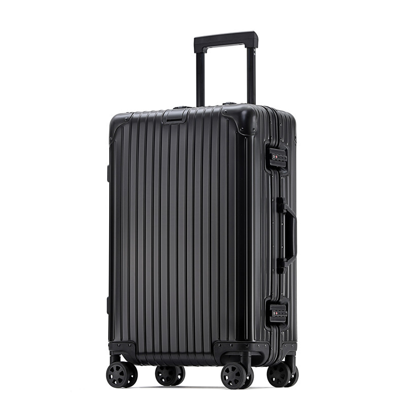 All-Aluminum Magnesium Aluminum Boarding Cases Men's And Women's Trolley Cases All-Metal Carousel Luggage Luggage details Picture