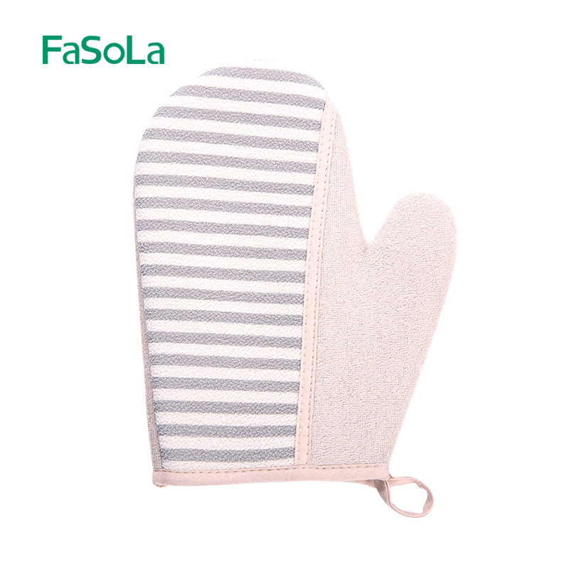 Fasola Bath Towel Powerful Mud To Decontaminate Adult Double-Sided Back Rub Gloves No Rub Household Bath Towel Item Picture