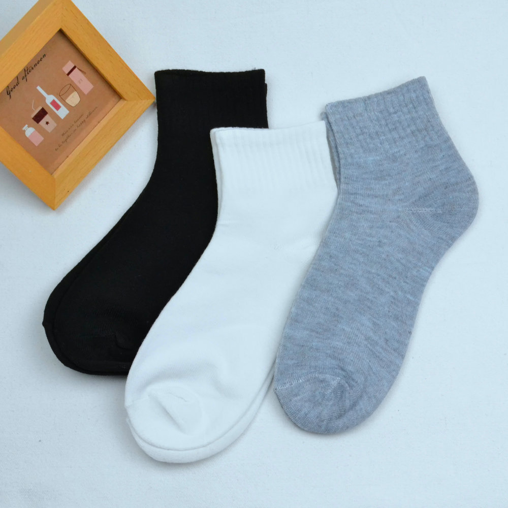 纯色袜子运动/男士袜子产品图