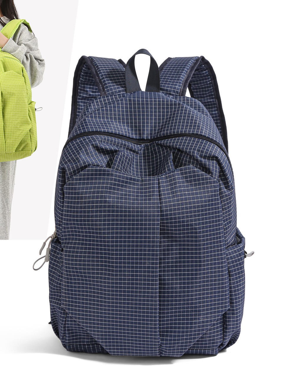 跨境2025新款双肩包女书包初中女生小众旅游轻便背包通勤电脑包包