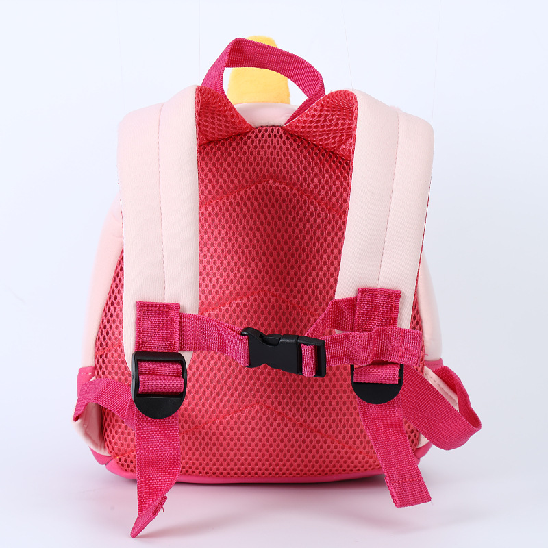 Children's Backpack Kindergarten Silicone Bubble Backpack 2-6 Years Old Cartoon Cute Animal Backpack Specification drawing