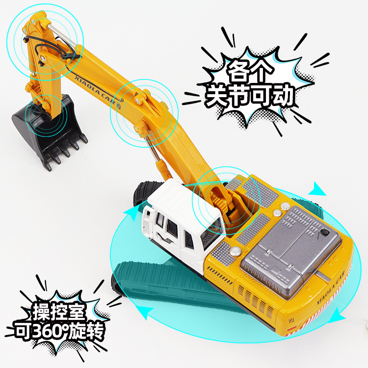 工厂批发小辣/合金挖土机玩/玩具产品图