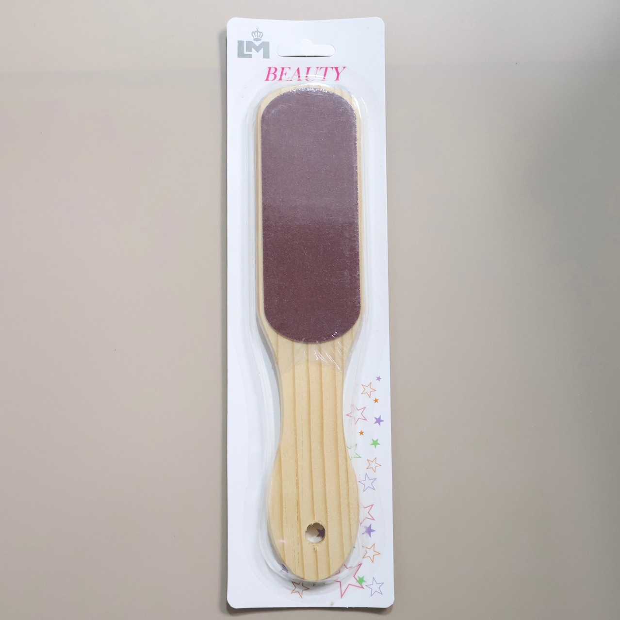 Factory wholesale wooden double-sided frosted foot boards, coarse and fine frosted foot skin files, foot grinding files, dead skin foot board files Specification image