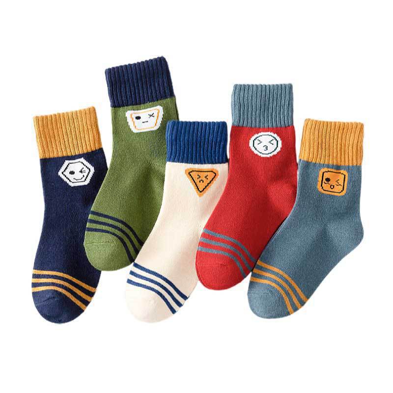 Socks at street stalls, cross-border boys' socks, spring and autumn sports cartoon mid-calf socks, baby boys, students, middle and senior children, autumn and winter cross-border socks Item Picture