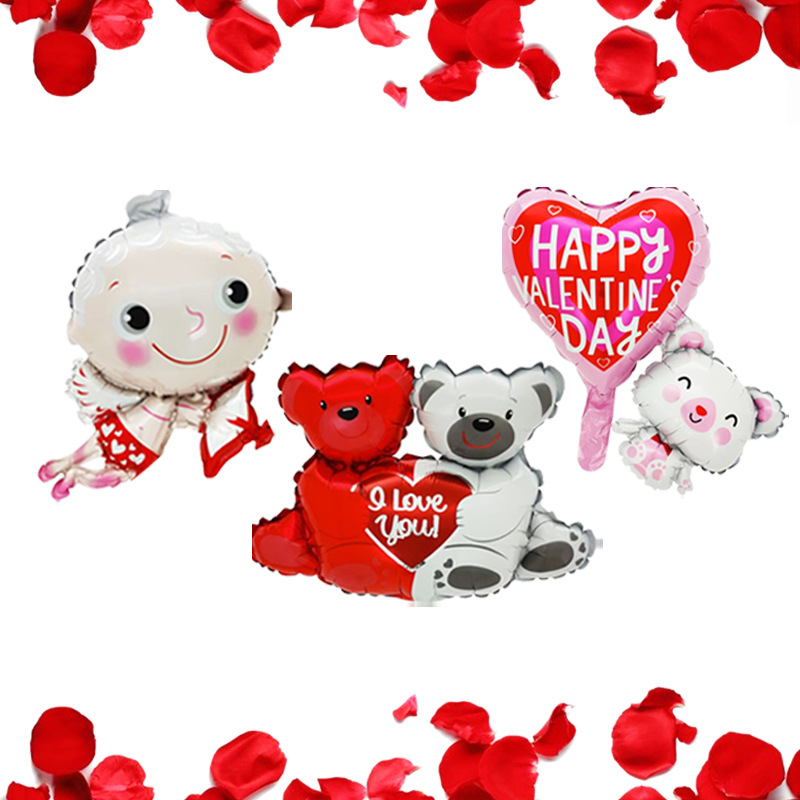 Bobo Ball With Fans You Qixi Valentine's Day Set Up A Stall, Wedding Decoration, Marriage Decoration Balloons Application Scenario