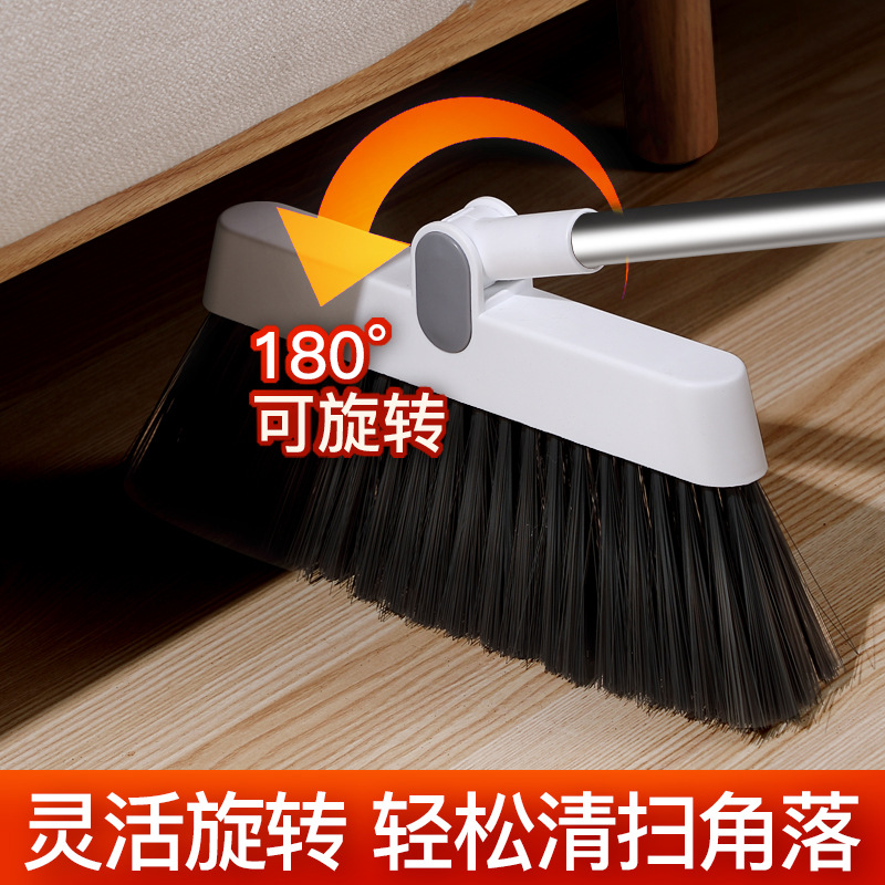 Broom and dustpan set, household broom, foldable living room broom, hair broom, garbage shovel set Specification image