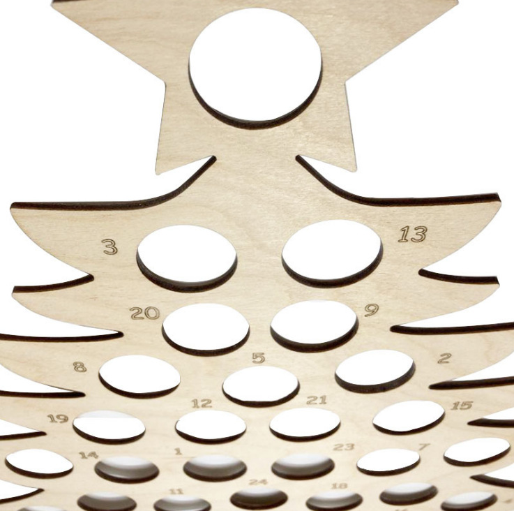 圣诞派对巧克/Advent/Calend白底实物图