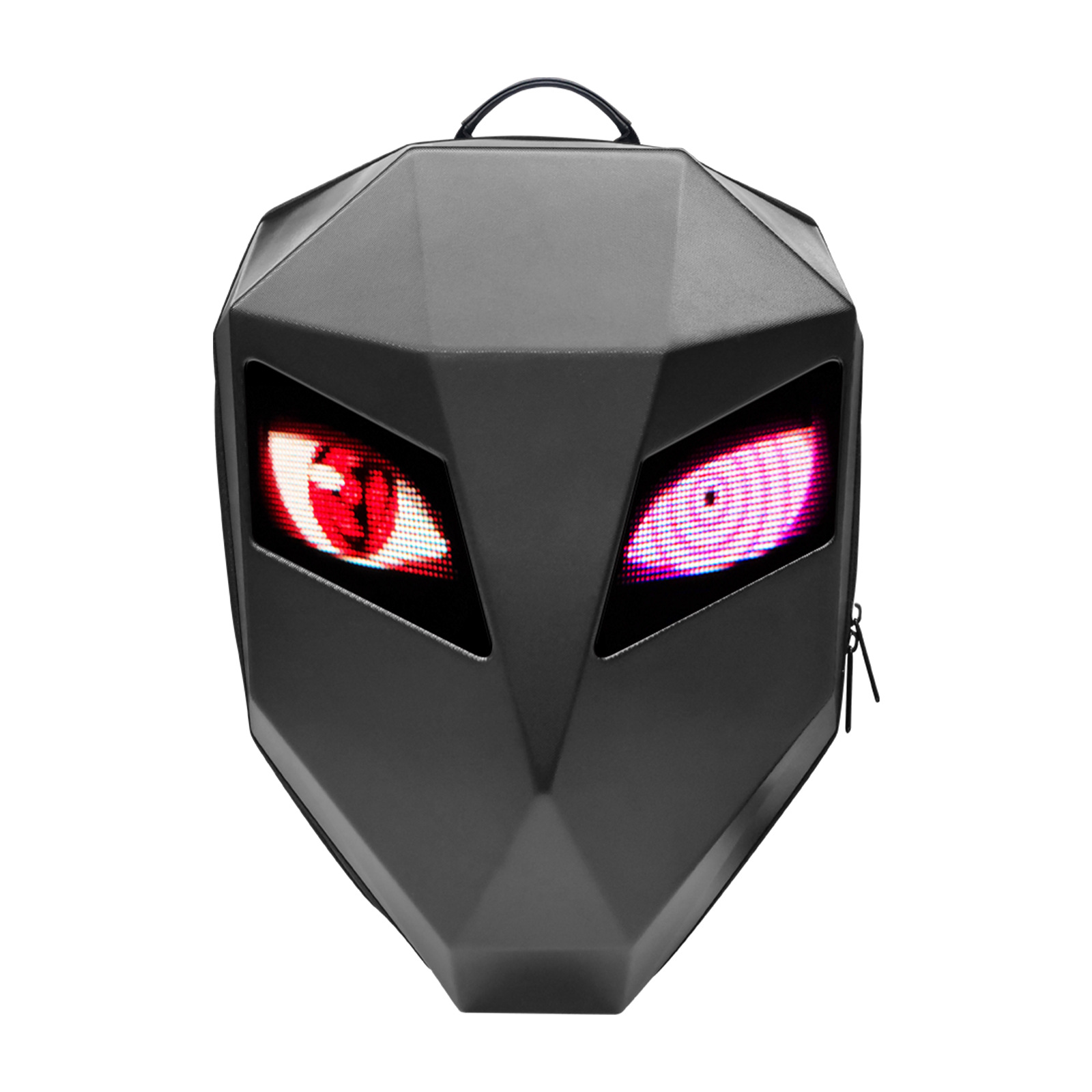 Cross-border motorcycle LED backpack, motorcycle helmet, luminous eyes, Bluetooth, casual men's and women's trendy riding backpack Item Picture