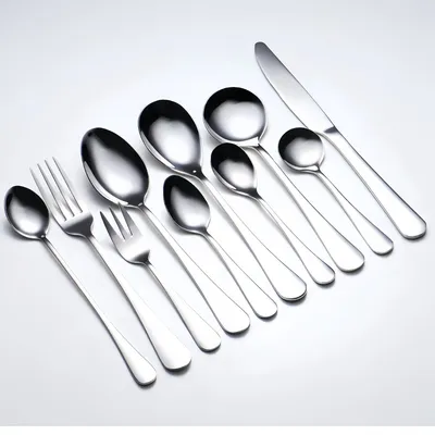 304 Stainless Steel Knife And Fork Spoon 1010 Thickened Hotel Home Main Meal Spoon Children's Dessert Steak Knife And Fork Coffee Spoon