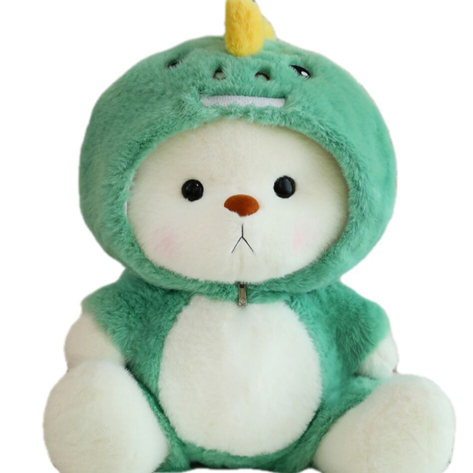 The New Cartoon Dress Transforms Into A Plush Joint Bear Doll Cute Bear Children's Doll Birthday Gift Item Picture