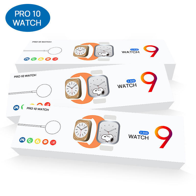新品pro10 watch大屏蓝牙通话智能手表 不锈钢游戏无线充s9卡扣表