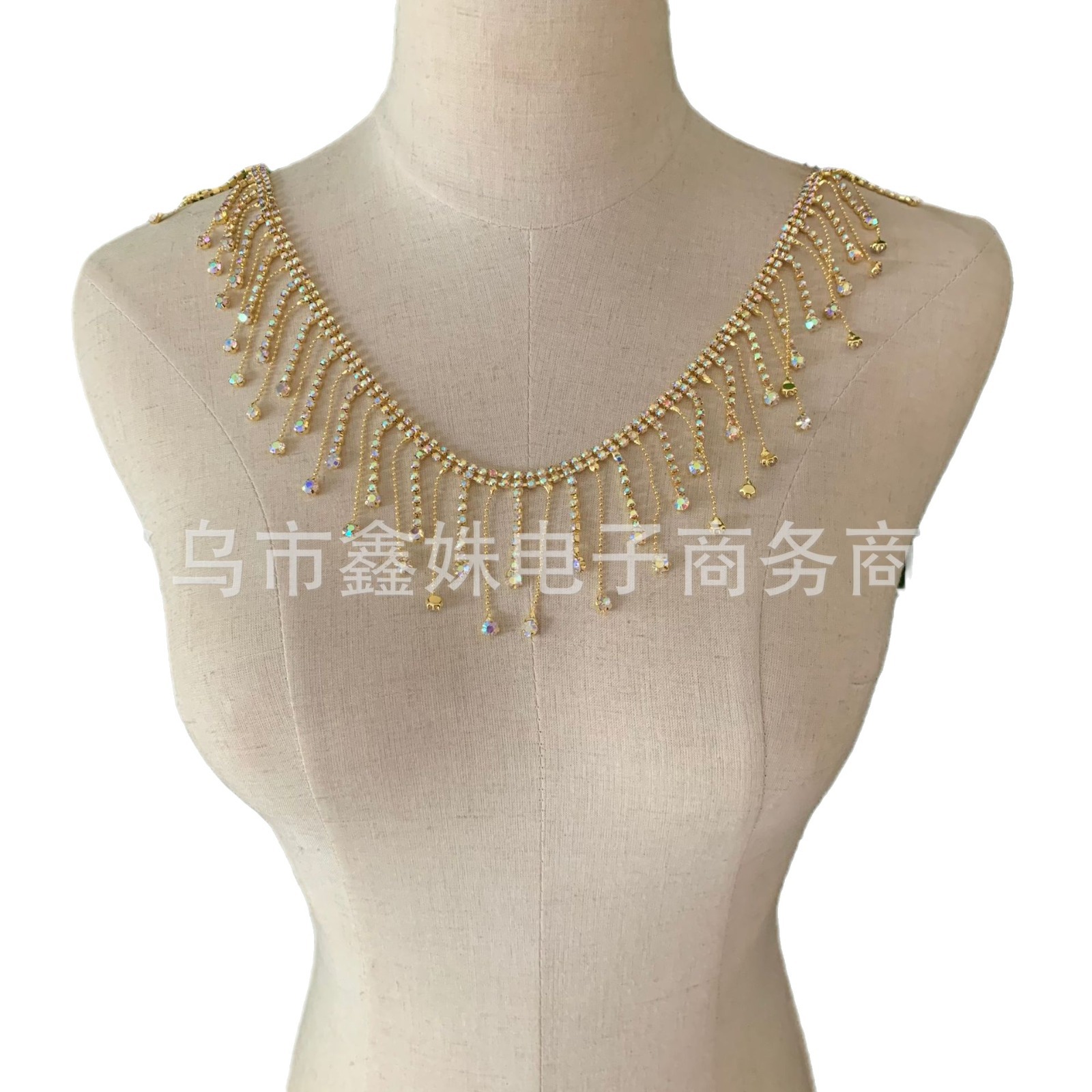 DIY pearl diamond chain decorative code chain clothing accessory details Picture
