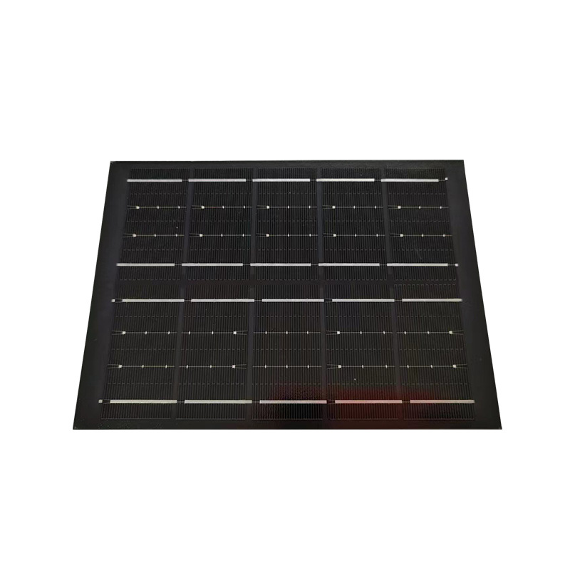 监控太阳能电池板监控太阳能板单晶多晶硅光伏板太阳能玻璃板高效发电白底实物图