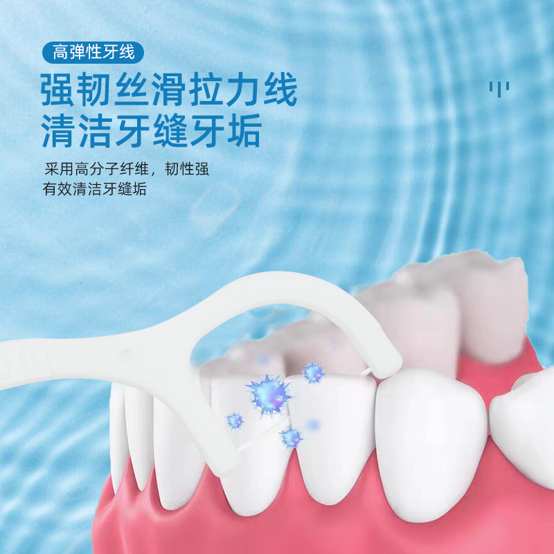 经典牙线棒剔牙家庭装安全牙线棒独立包装牙线签成人牙线详情图4