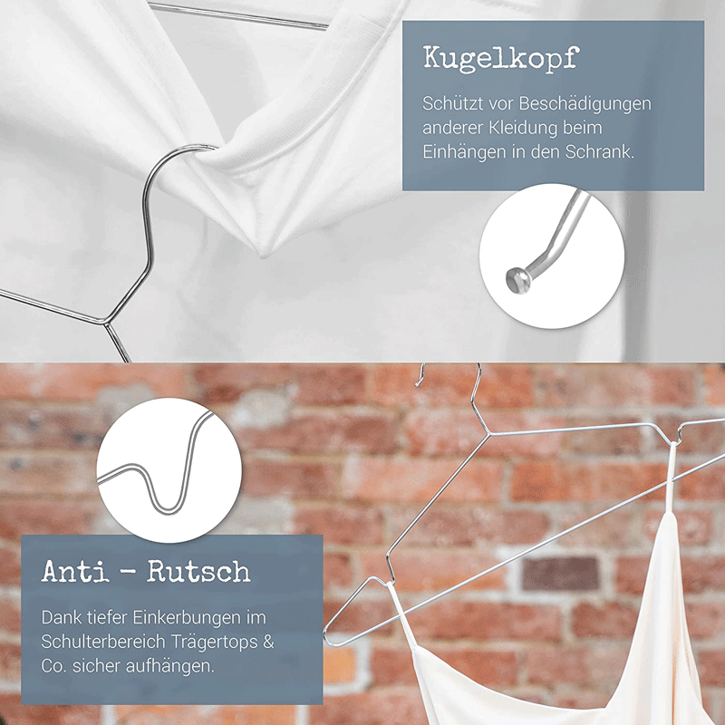 Anti-slip electroplated clothes hanger, multi-functional children's metal clothes hanger, simple and seamless home clothes hanging rack, clothes drying rack Application Scenario