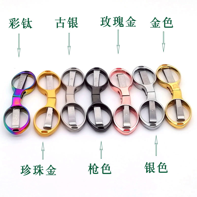 Folding pull-out scissors, telescopic pull-out scissors, fishing scissors, figure-eight glasses scissors, fishing line scissors, portable travel small scissors Specification image
