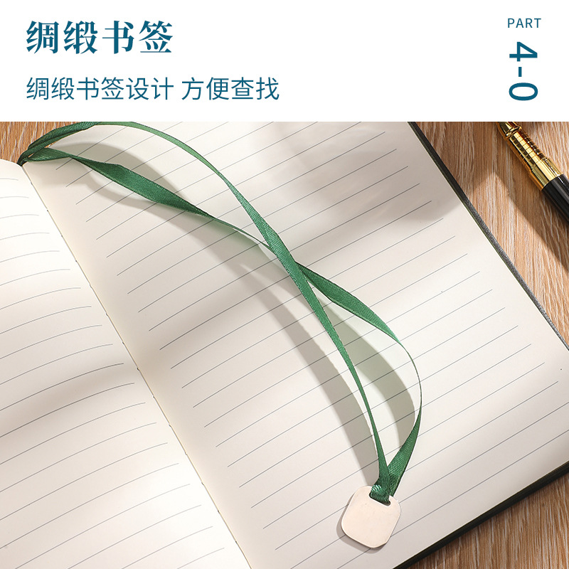 A5 Notebook High-Grade Soft Leather Business Office Notebook Set Can Print Logo Mosaic Notepad Wholesale Specification drawing