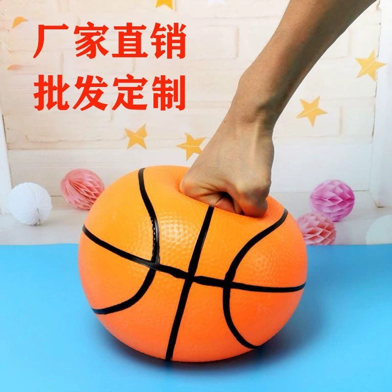 Wholesale Children's Basketball Pvc Kindergarten School Sports Play Pat Ball 12Cm Baby Sports Goods Leather Ball Specification drawing