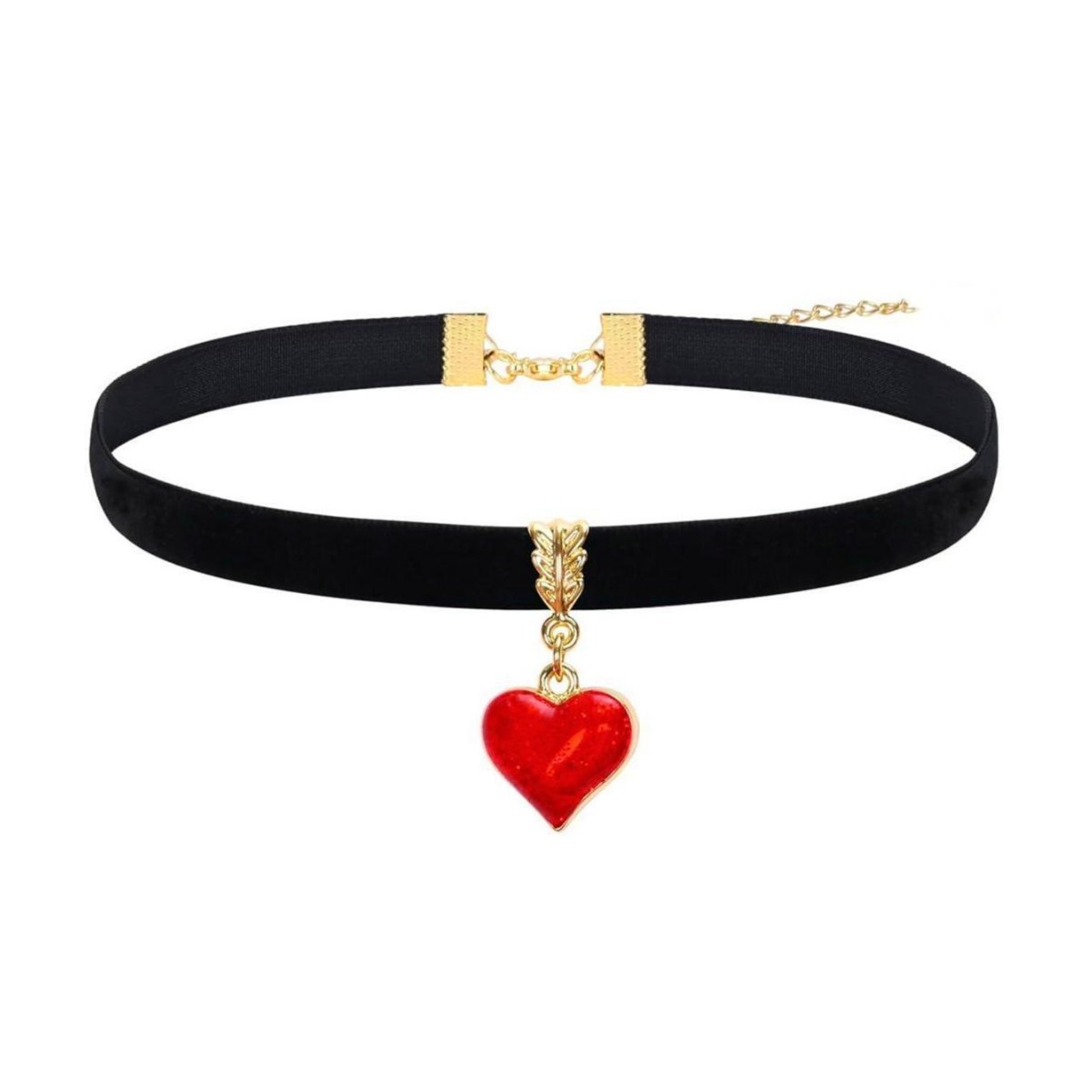 Jun 'an Cross-border Foreign Trade Gothic jewelry, thorny cross heart-shaped pendant, velvet collar factory direct sales details Picture