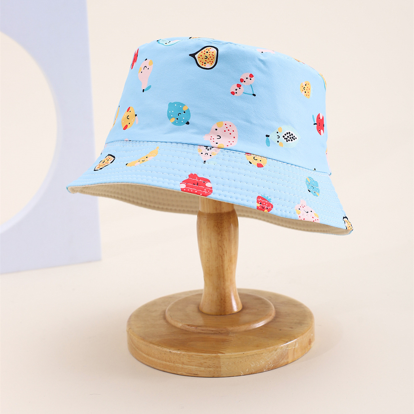 厂家外贸跨境儿童渔夫帽新春秋多尺寸动物卡通盆帽户外防晒太阳帽详情23