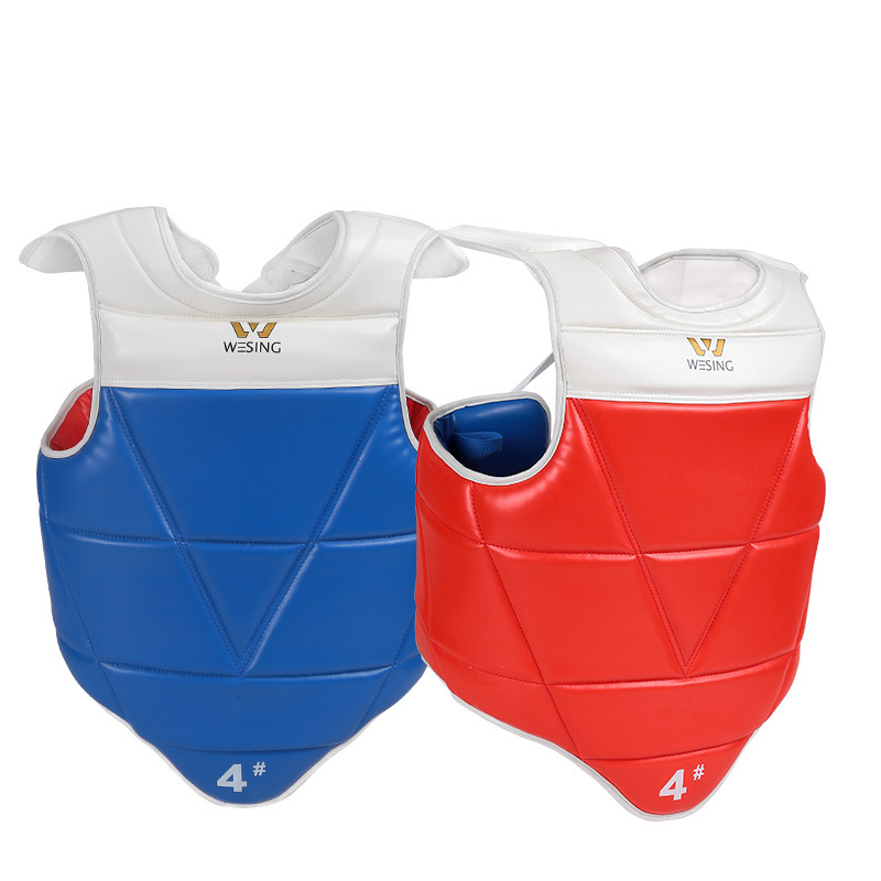 九日山跆拳道比赛护具套装6件套加厚成人实战护具全套儿童护具图