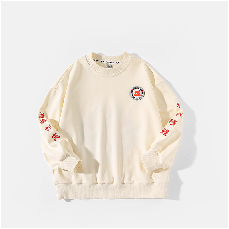 Children's and boys' autumn hoodie 2022 new style Boys' autumn streetwear Cool and stylish Chinese trend top Item Picture
