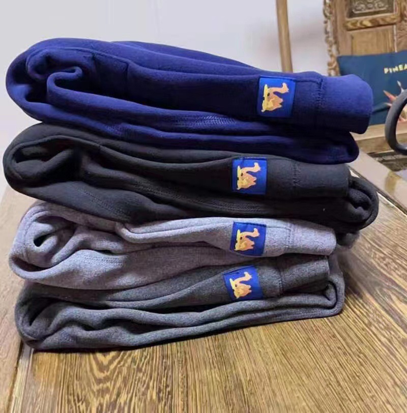 俞兆林德绒三秒速热驼绒裤批发跑江湖地摊保暖打底裤套装德绒秋裤