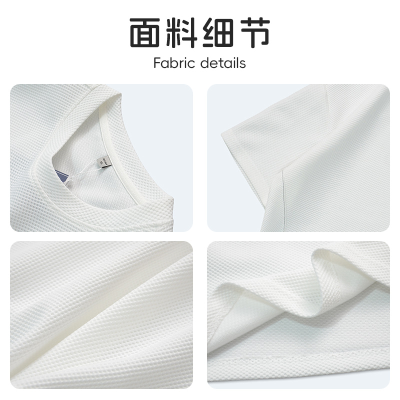 The Japanese brand Waffle has released a new short-sleeved T-shirt for men in summer. This solid color loose small round neck solid color T-shirt is breathable Application Scenario