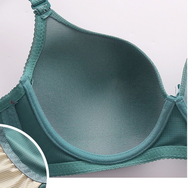 For foreign trade, there are thin-walled, cross-border adjustable, comfortable and breathable D-cup 40-46 bra sets Specification image
